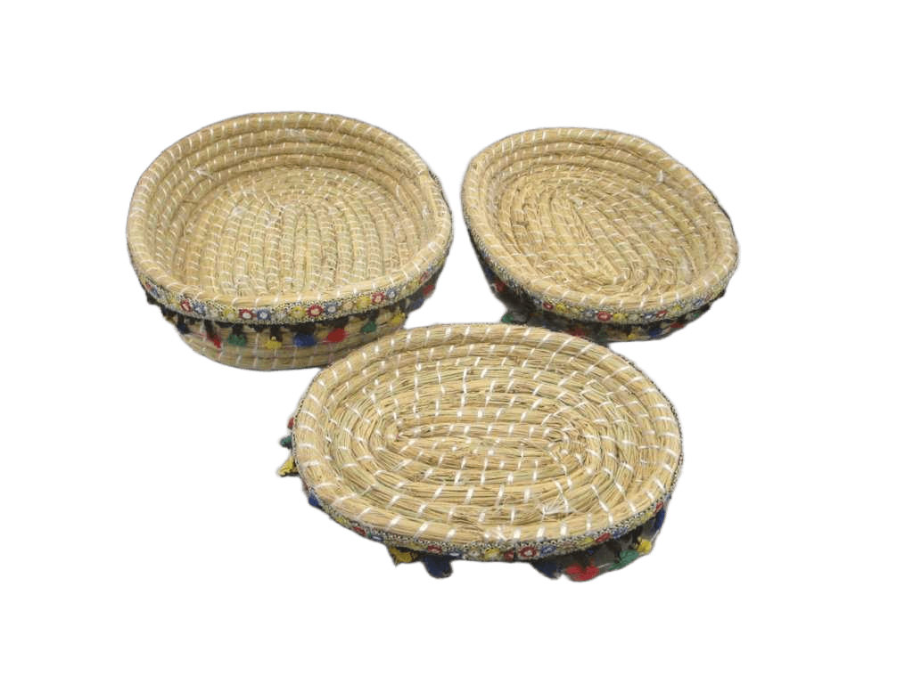 Tray Set Of 3 39*39*10 33*33*8 28*28*6