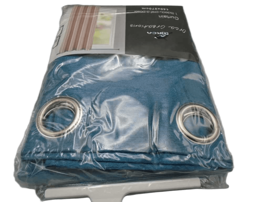 Curtain Jacquard Blackout 140 X 270 Cm - 8 Rings Polyester