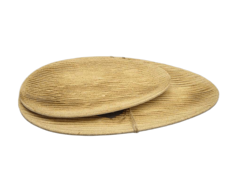 Placemat Natural Living - Set Of 2 Empty Pockets Almond Design