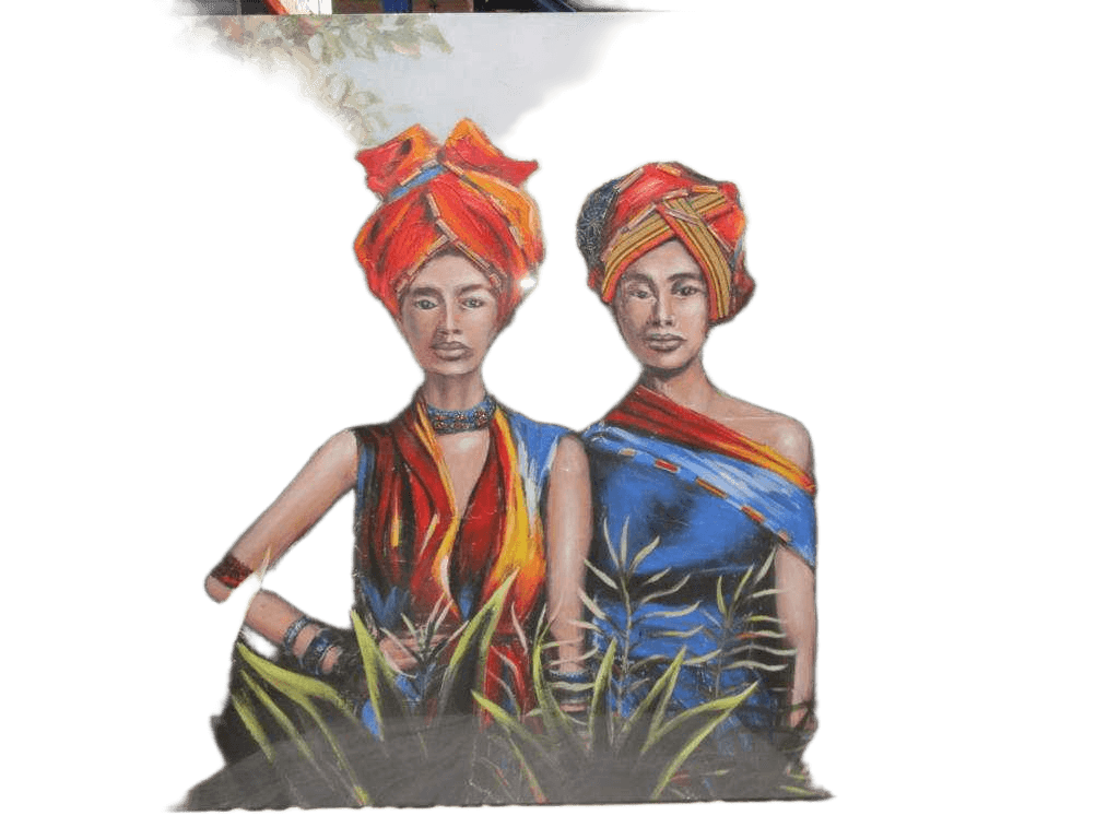 Oil Painting 2 Lady 1cl=