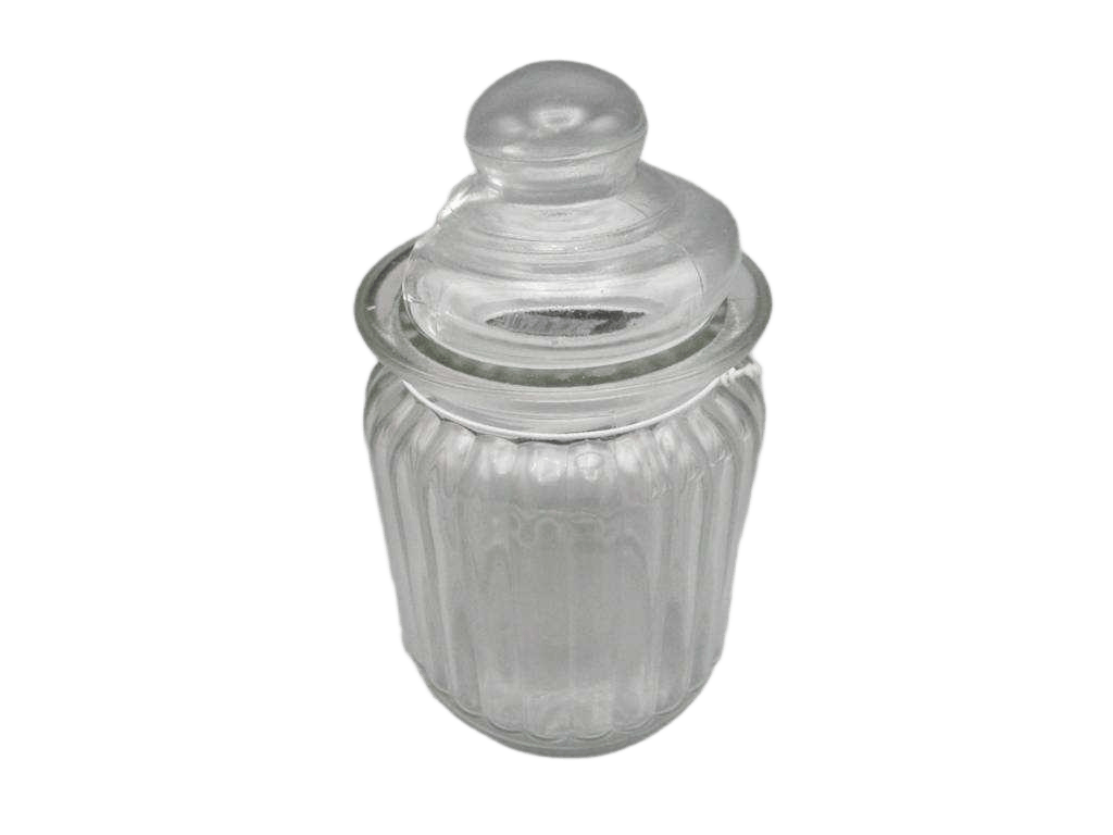 Jar Storage Glass 2ass Shapes