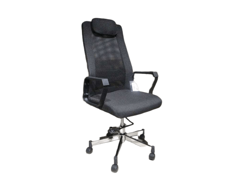 Office Chair Black Lfhsc-03 + Lfpd-31w58xd58xh113/120.5cmtextile Col Black