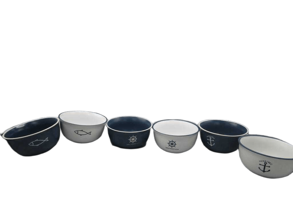 Bowl Stoneware 135mm 6ass 1cl=