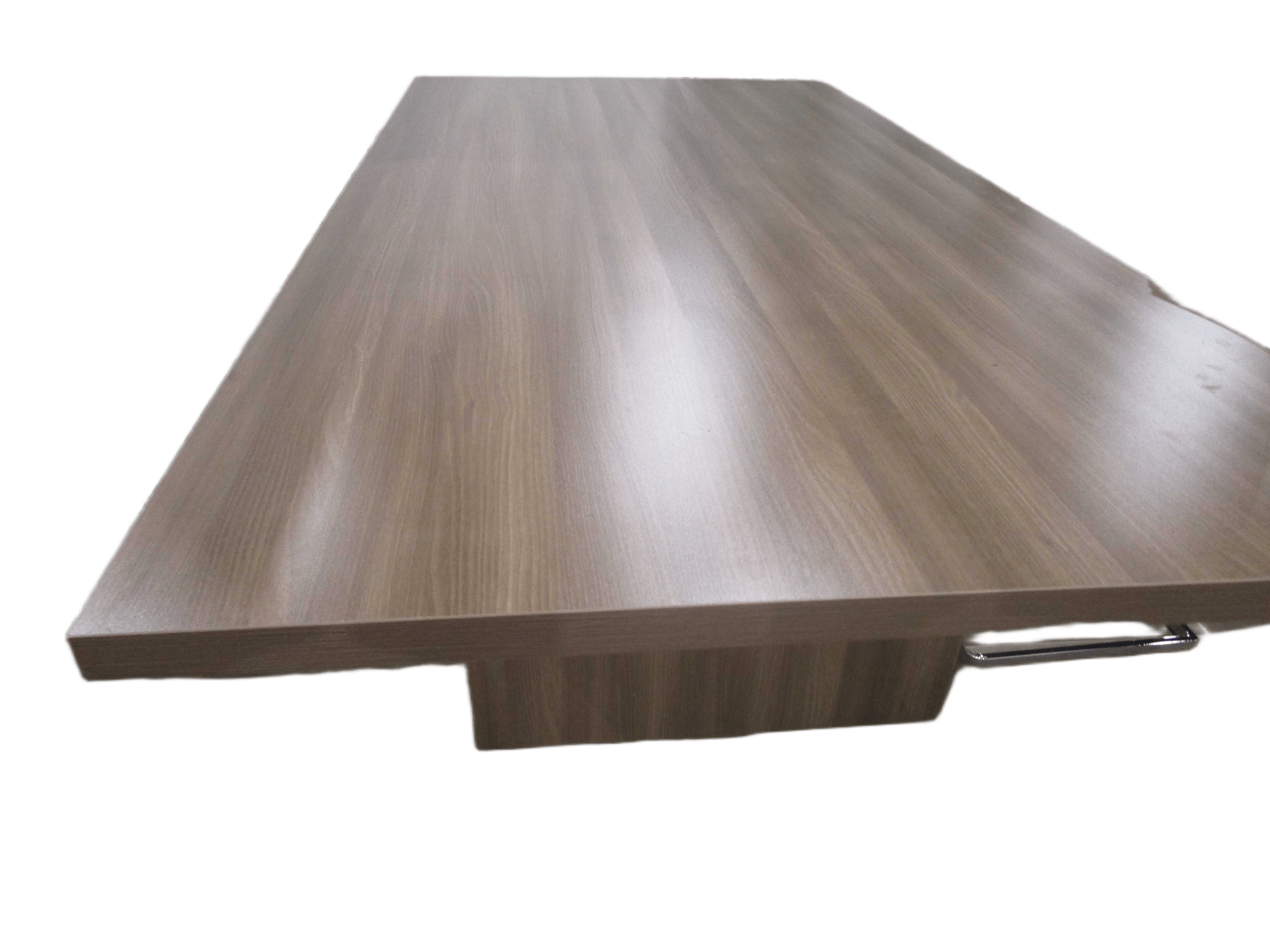 Conference Table 240x120x75 Cm Clr Light Walnut+soft White Ref 24c102 /2cl