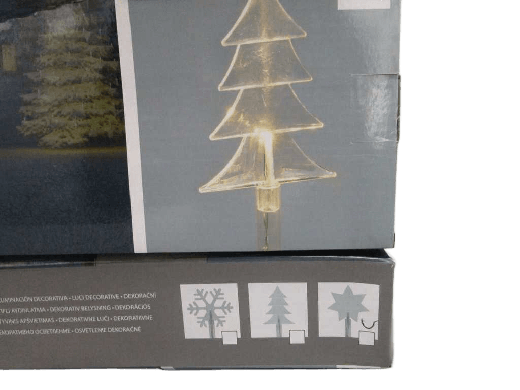 Christmas Garden Stick 5pcs 15led 3ass