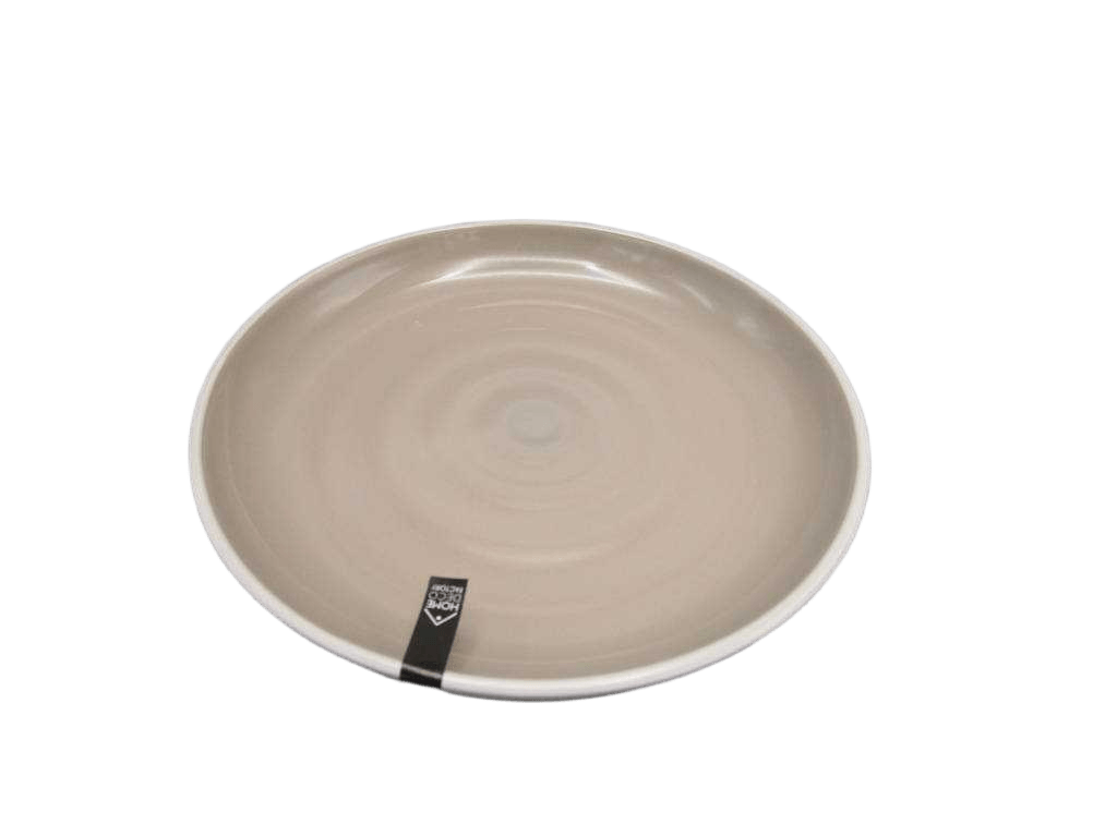 Plate Bicolore Beige 20cm M12