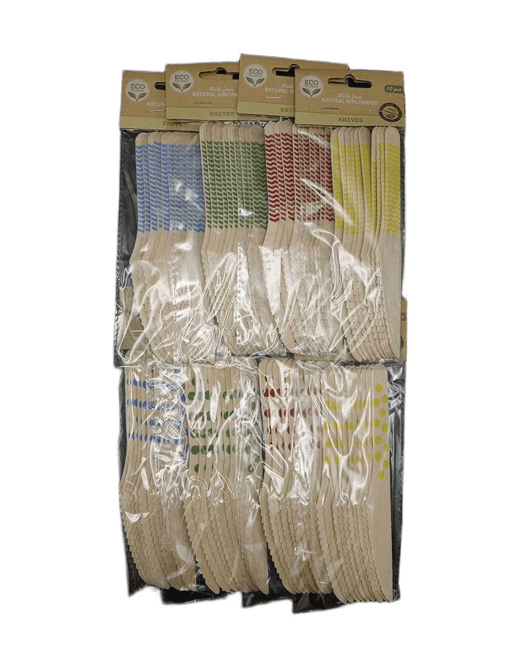 Lot Of 10 Wooden Knives 16