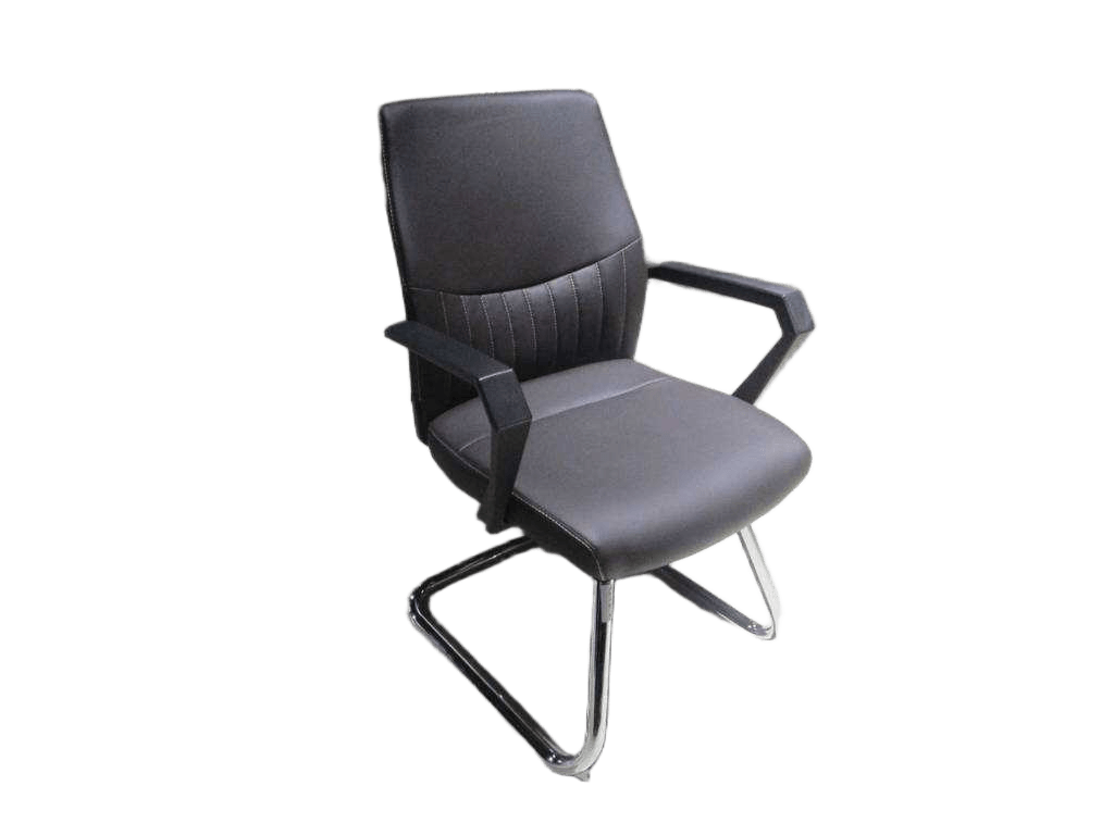 Office Visitor Chair Brown Lfpu-26w58xd57xh90cmvister Chair Pu Dakr Brown Lepu-26