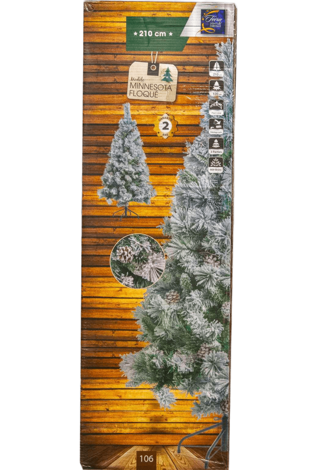Tree Christmas Floque Fir Minnesota 210