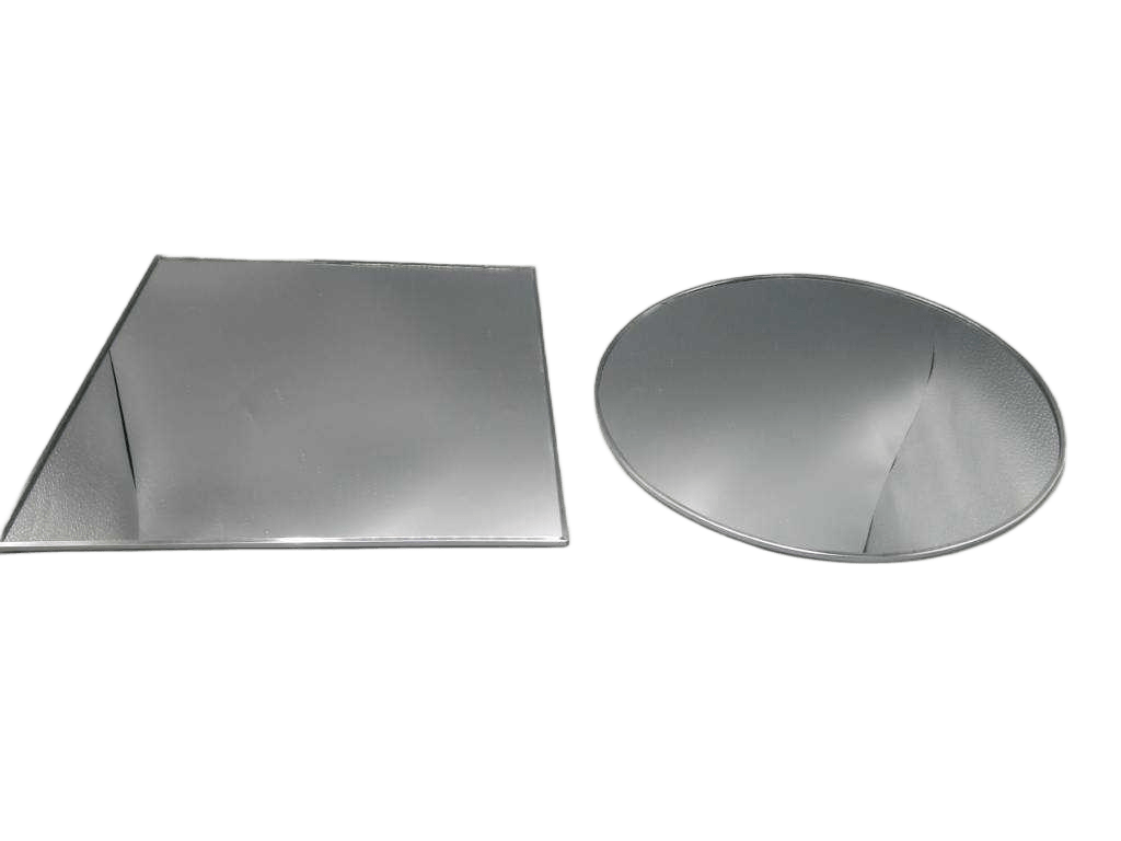 Mirror Plate 25cm Silver 2ass 1cl=