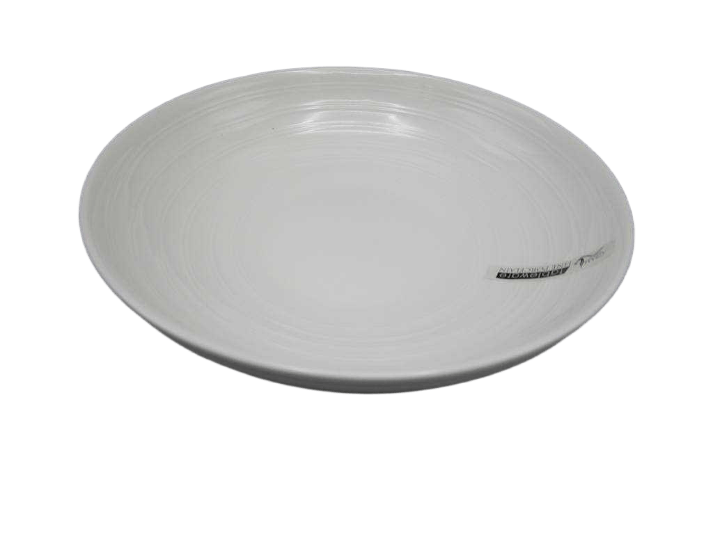 Plate 9" Deep D:23x5.3white