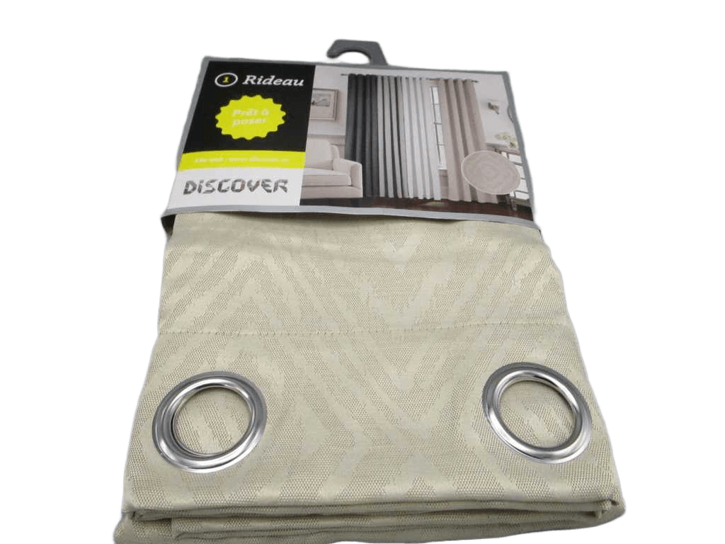 Curtain 8 Rings Cm 100% Polyester Losange Gsm 160 Gr
