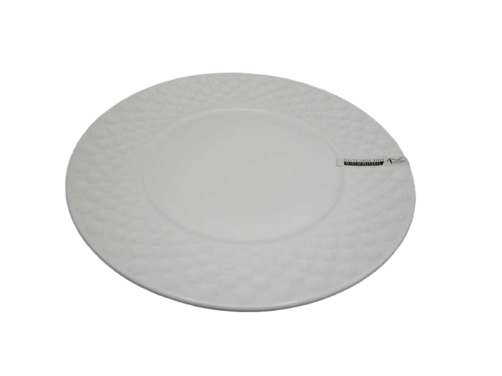 Plate 10.5" Dinner D:26.5x2.3white