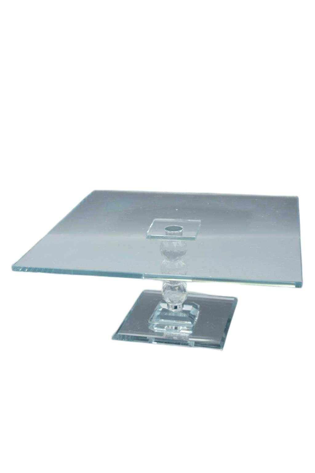Plate With Stand, Carre No Perle 35*35*15