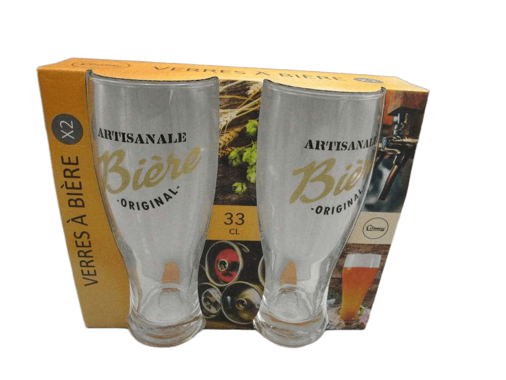 Beer Glass Urban Living - Decorated X2 33cl