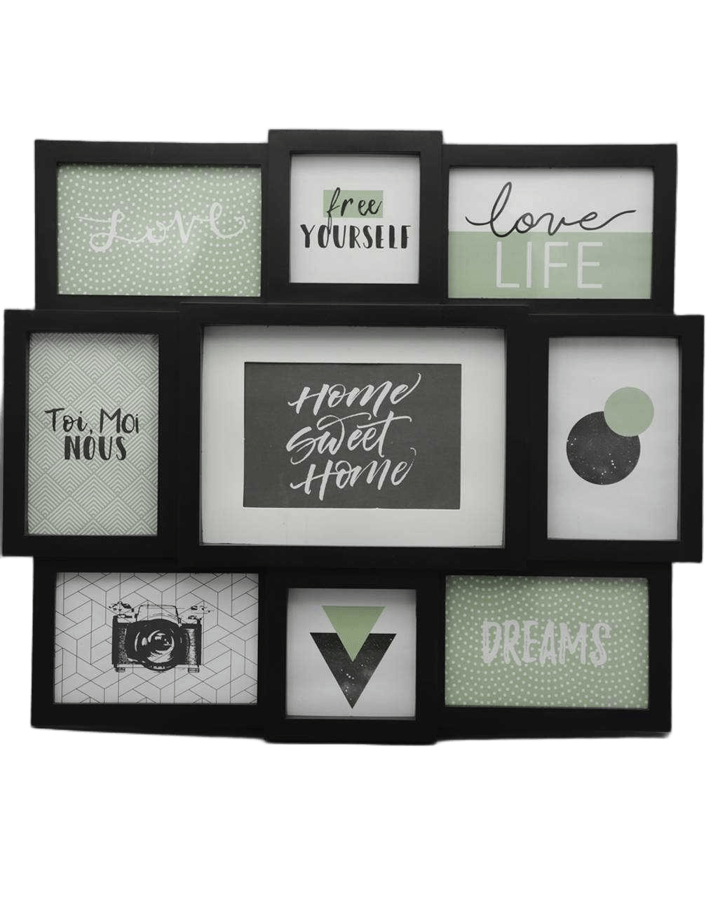 Photo Frame P Pics Plast Blk Cali