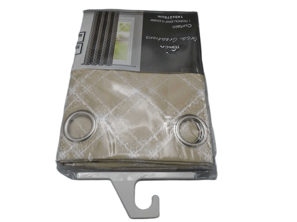 Curtain Jacquard 140 X 270 Cm - 8 Rings 100% Polyester