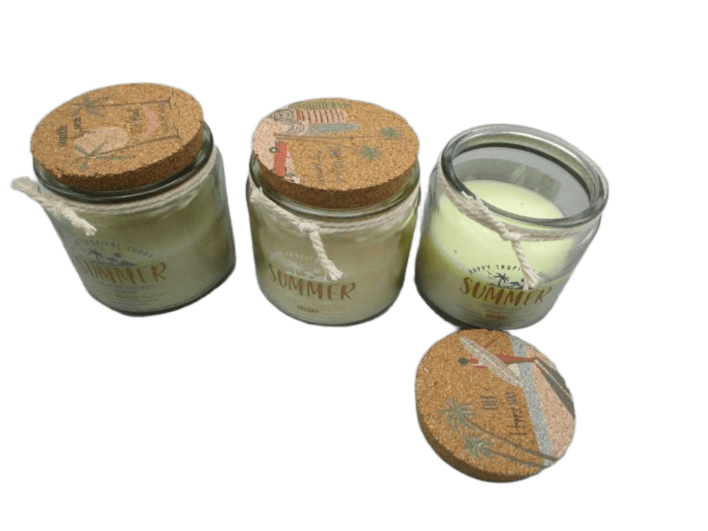 Scented Candle In Glass 3ass