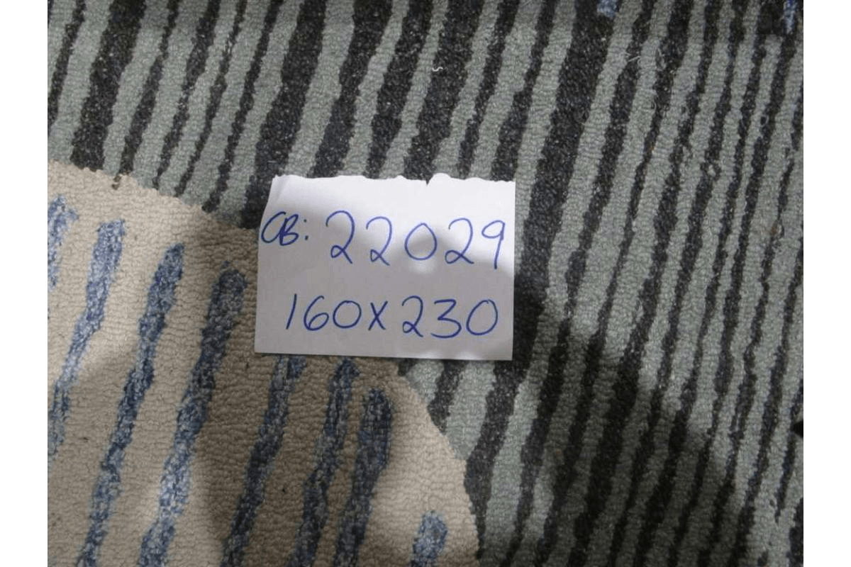 Carpet Handtuffed Crafted With Wool 80% & Viscose 20%, 100% Cotton Backing