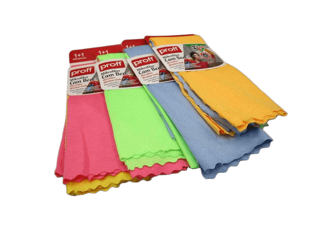 Cloth Cam Bezi Microfiber Window Cloth 2 Pcs Assorted Color