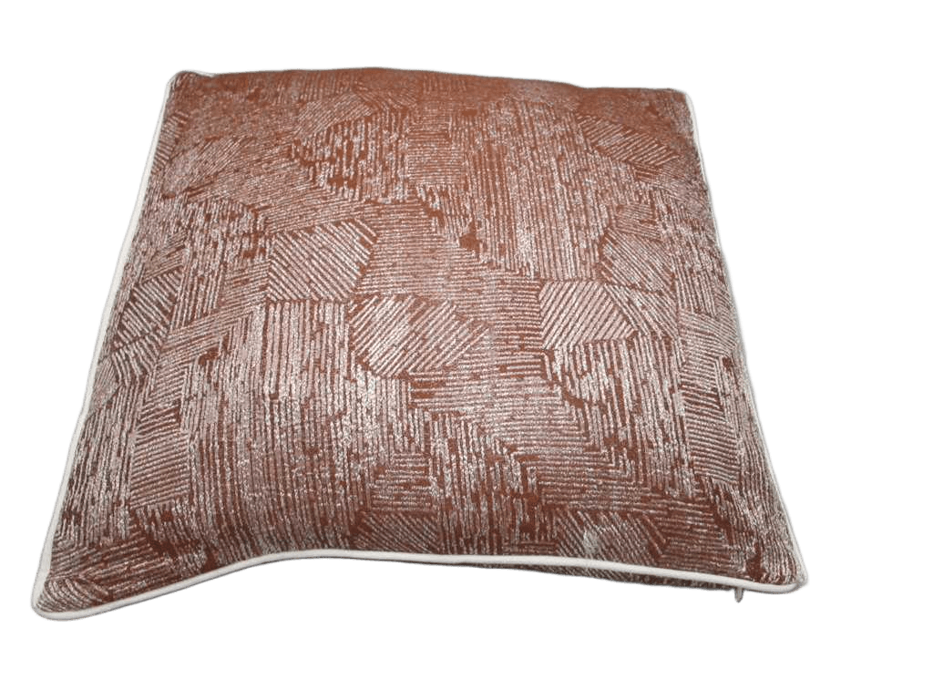 Cushion With 400grs Filling Vaccum Packing Zipper On The Top 100% Polyester Pipping Velvet Outside 0,5cm Matching Line