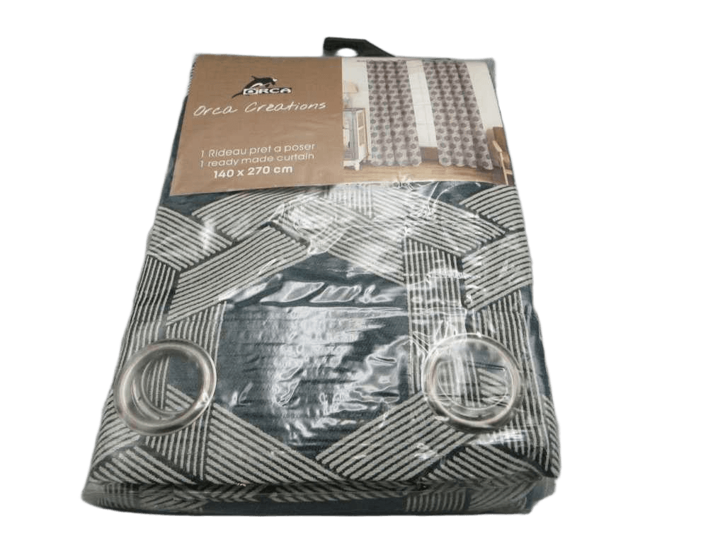Curtain Jacquard 140 X 270 Cm - 8 Rings - 100 % Polyester 310 Gsm