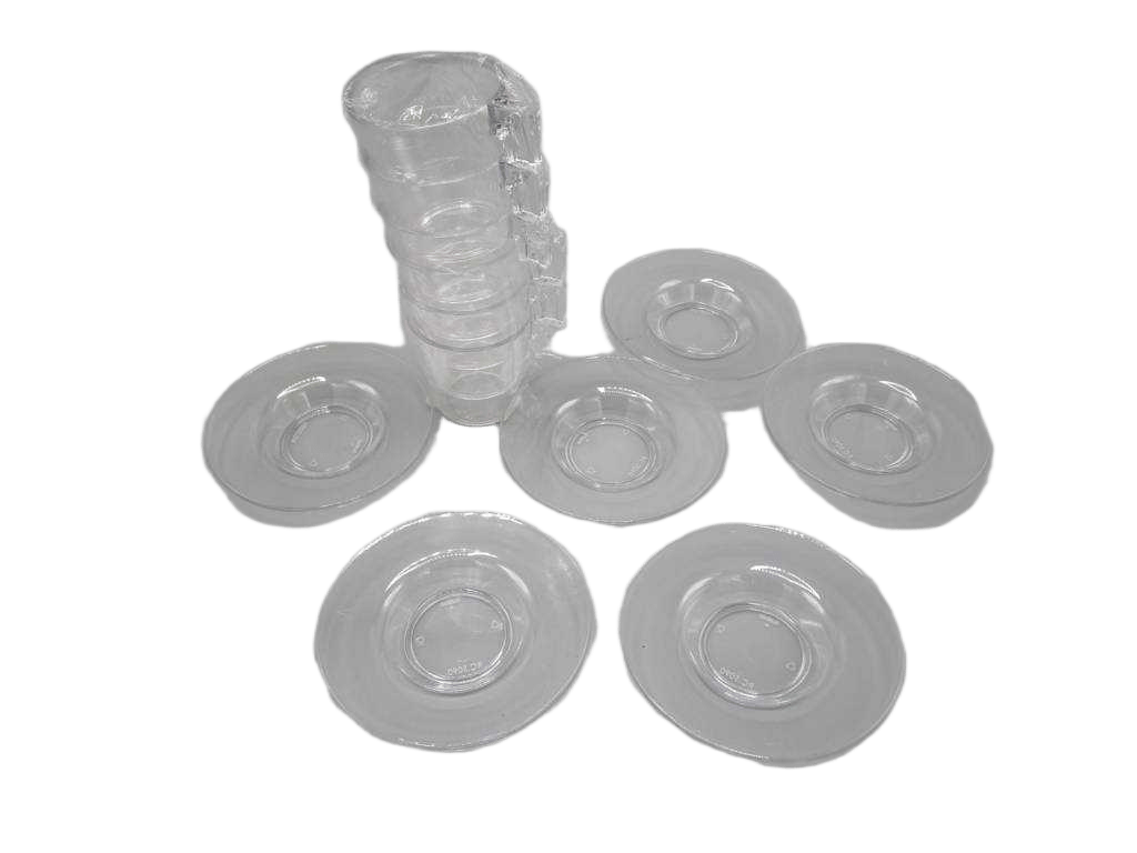 Espresso Cup Saucer X6 Pc