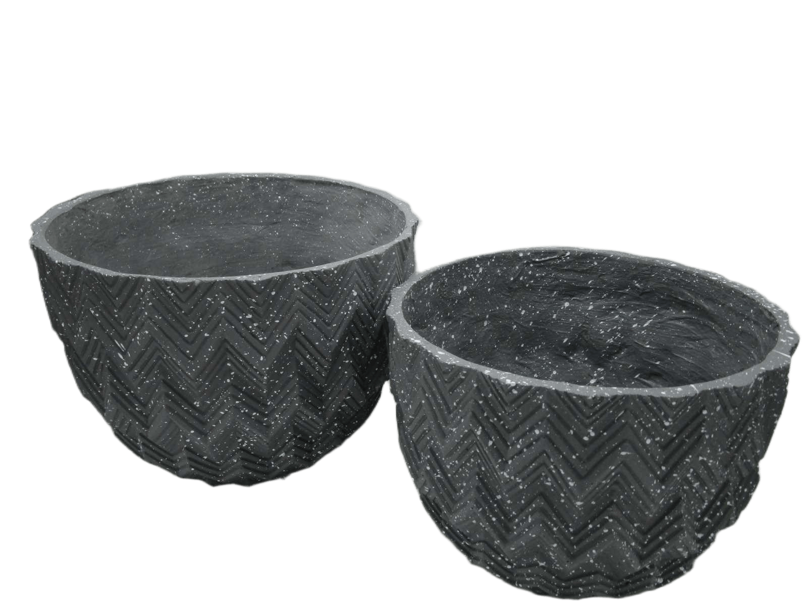 Planter S/2 Polyresin
