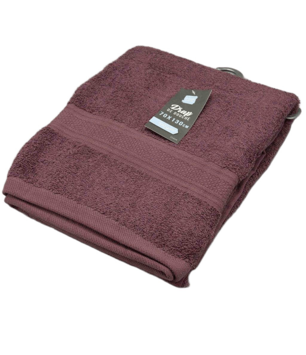 Towel 70 X 130 Cm Plain Sponge Colors Violine