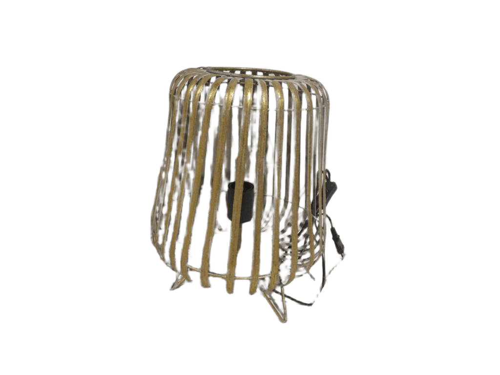 Table Lamp W Plug (No Bulb) 2 Color Ass 27/40w European Standard Plug 220v E27 Bulb30.5*30.5*38cm Black/ Gold Ass 1cl=