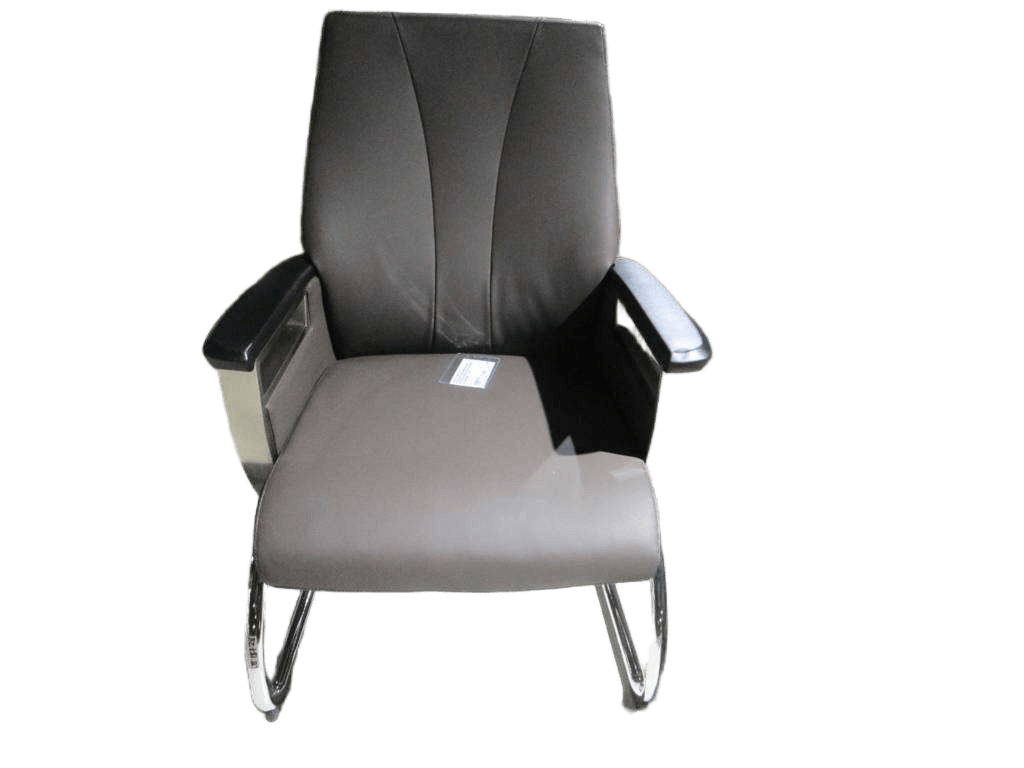 Visitor Chair Pu Stainless Steel Arm/ Chrome Base 200 Brown 200 Brown