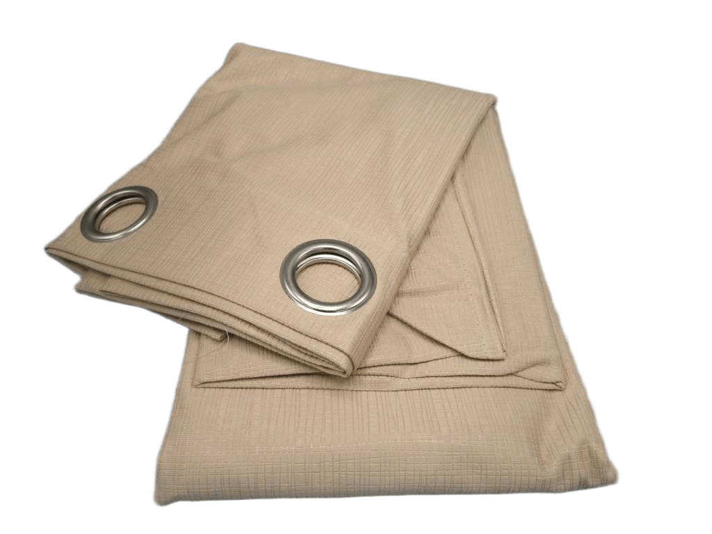 Curtain Woven Black Out Jacquard Curtain 135x270cm 100% Polyester 8 Rings 245 Gsm With Pvc Packing