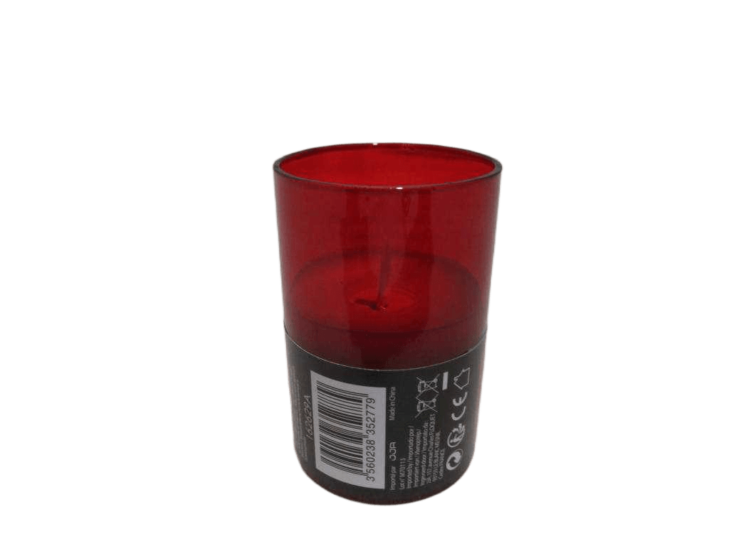 Candle Led Wax Red 5x7,5cm