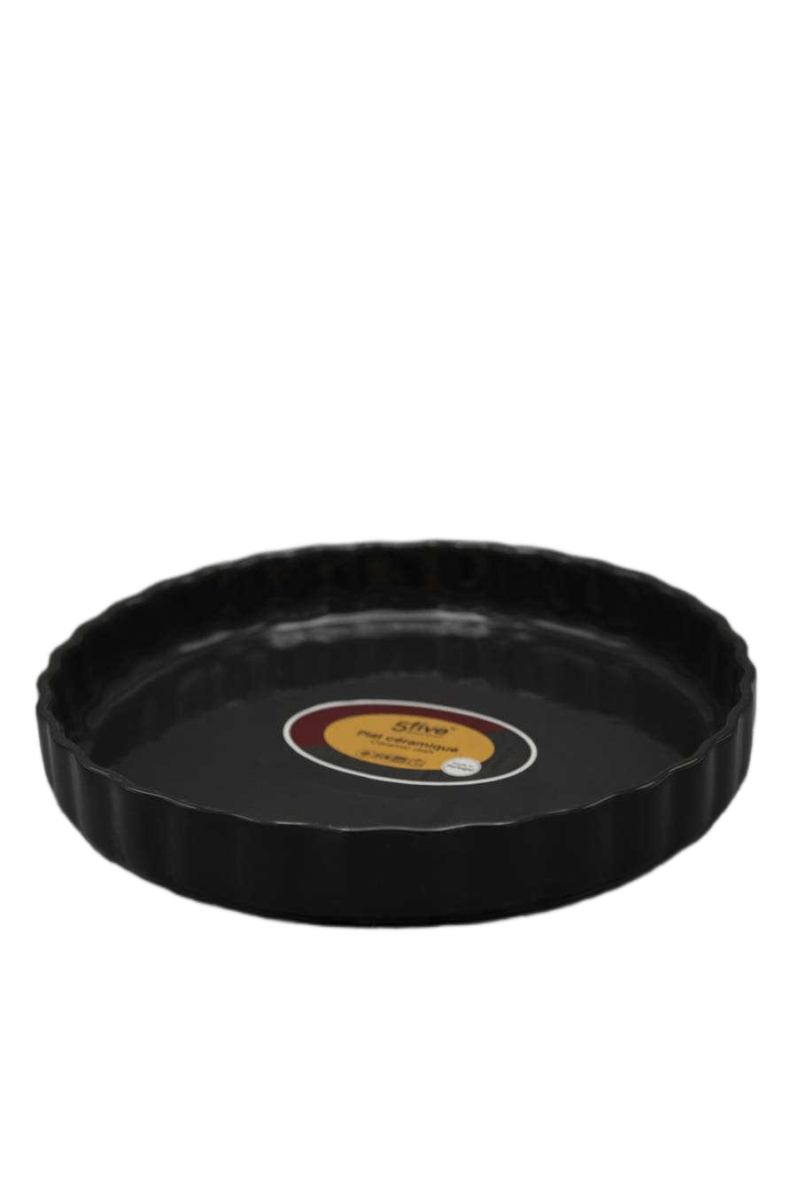 Dish Ceramic Pie 28 Gray 1cl=