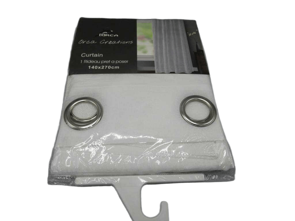 Curtain Voile 140 X 270 Cm Polyester- 8 Rings 100 Grs