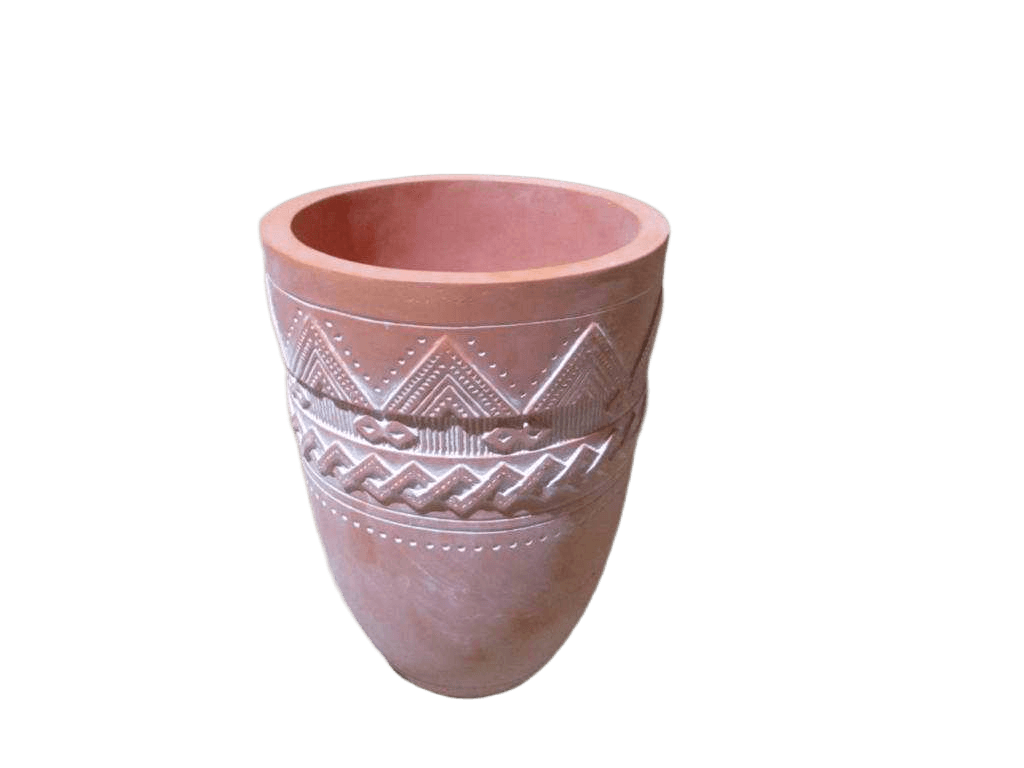 Pot Outdoor Magnesium Ethnic Design