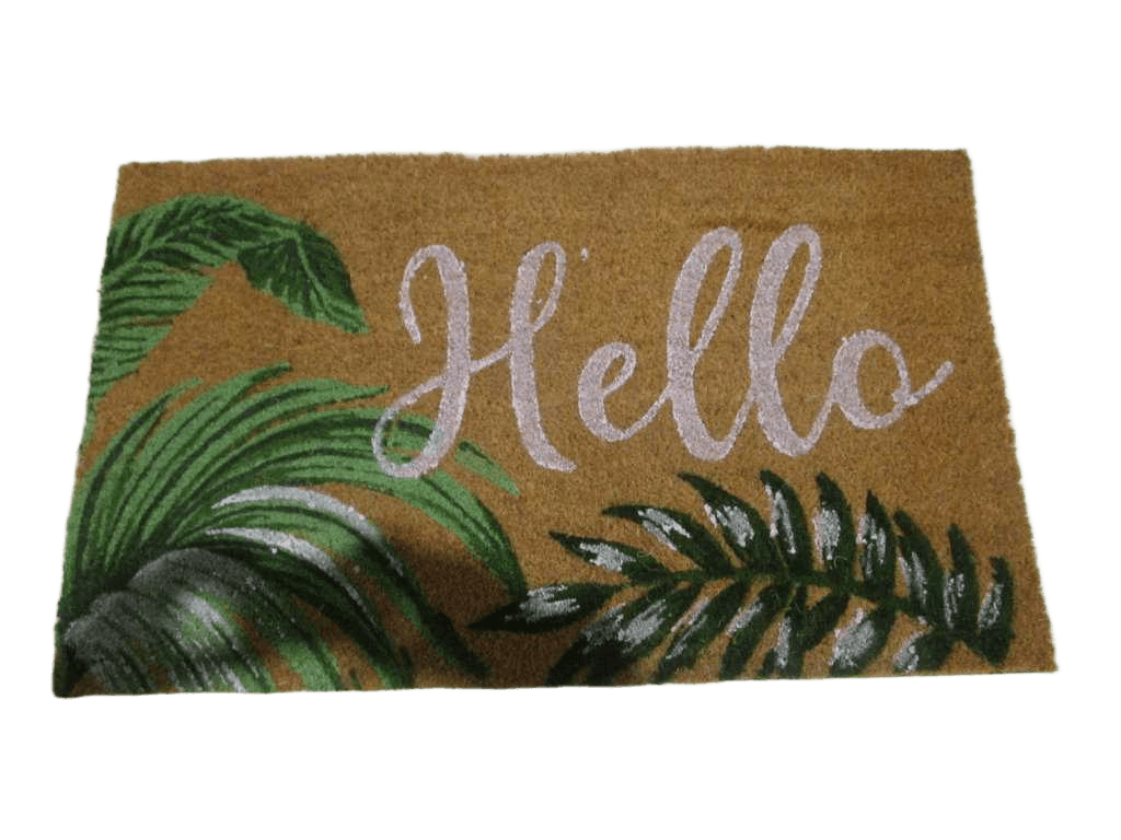 Doormat Printed With Pvc Back