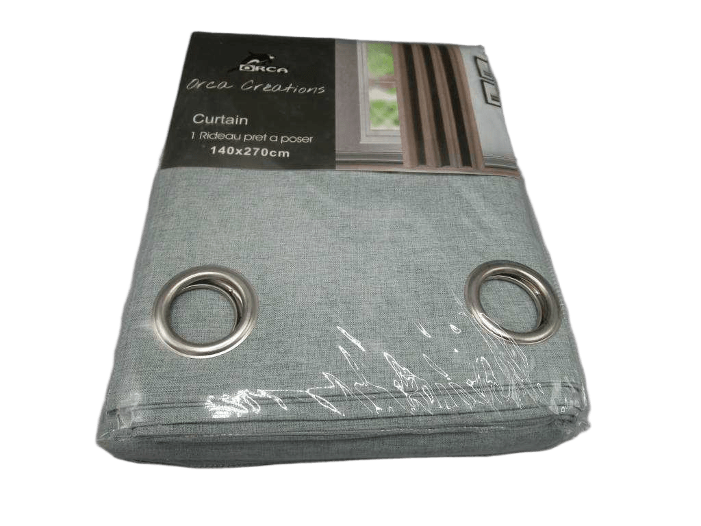 Curtain Jacquard Blackout 140 X 270 Cm - 8 Rings Polyester