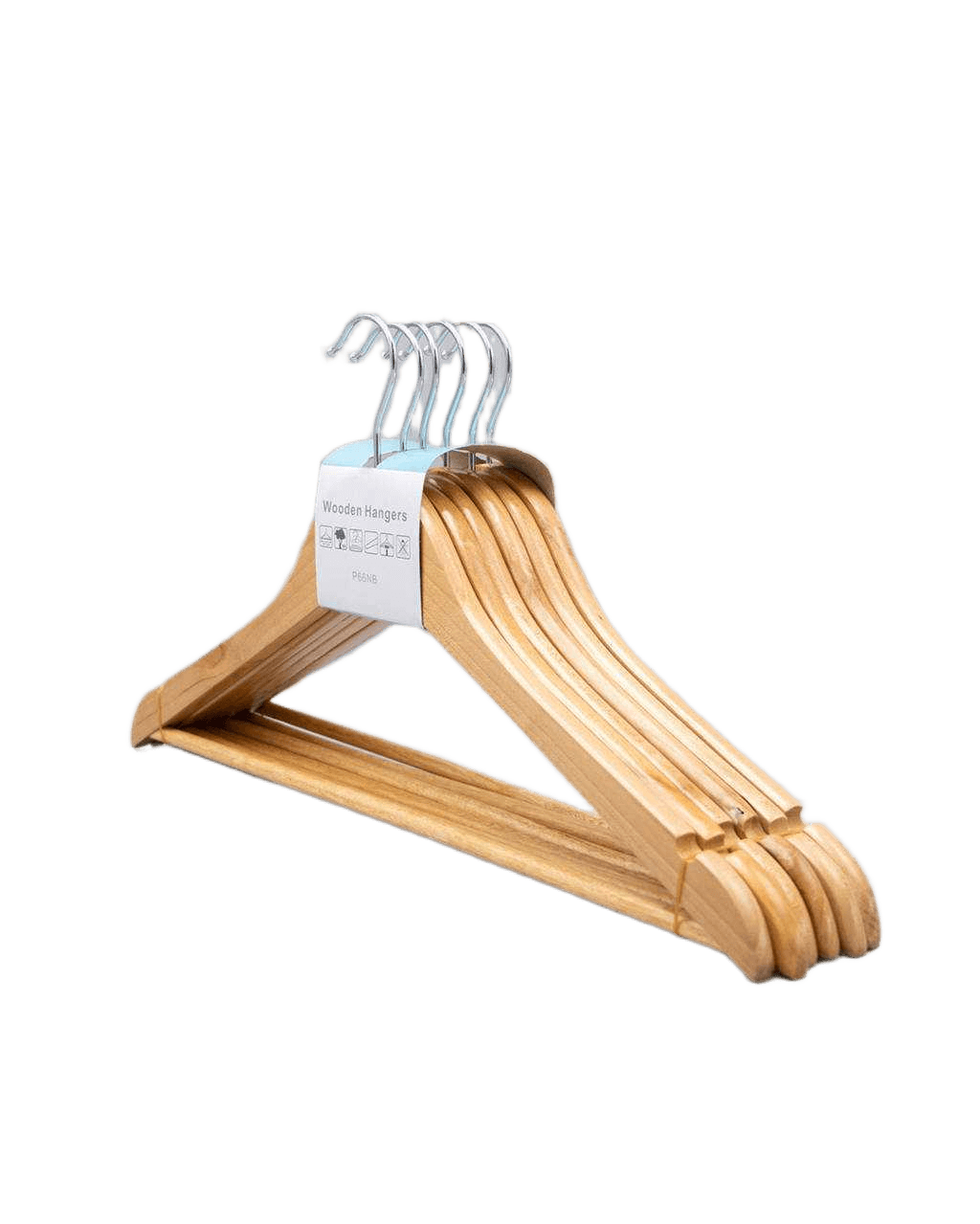 Hanger Set Of 6 Pc Natural