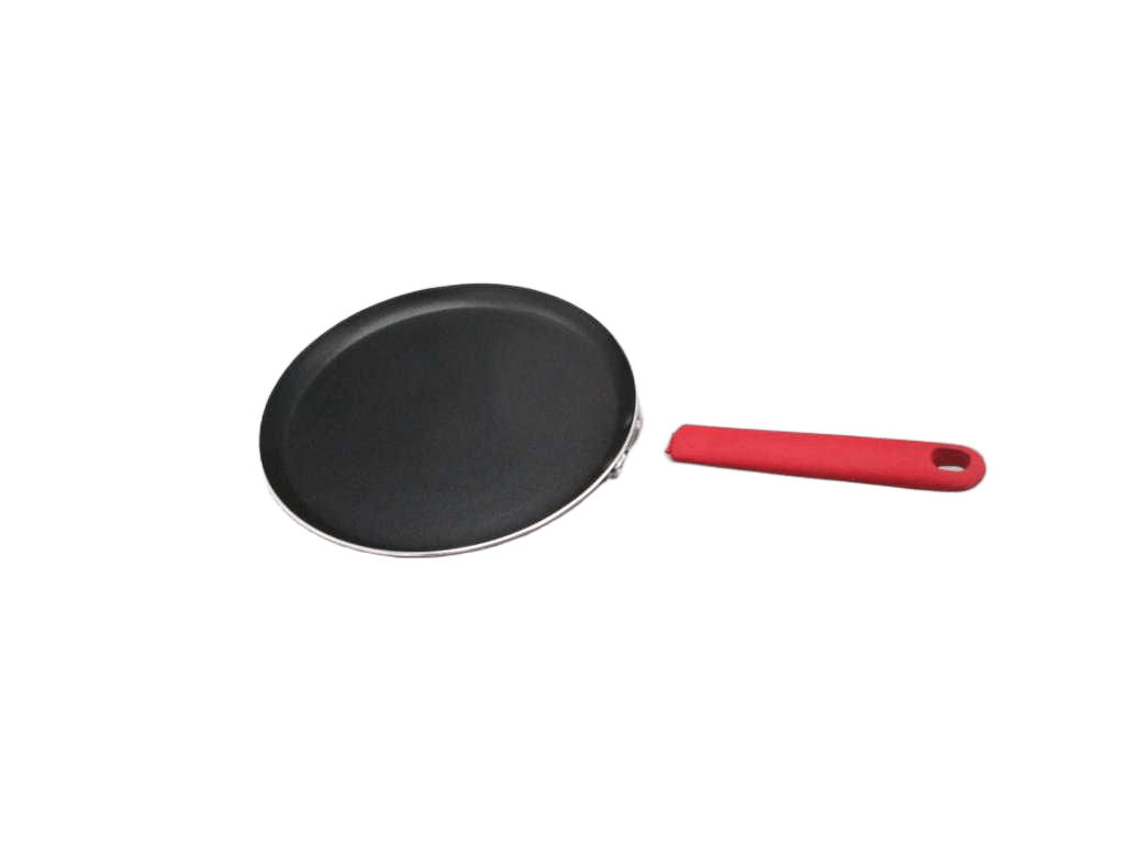 Pancake Pan 24x1.8cm Press Al Ind Red Jazzy Rb