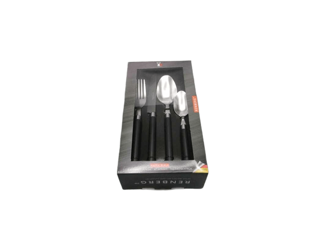 Cutlery Set Stainless Steel (6 Dinner Spoon / 6 Dinner Fork / 6 Dinner Knife / 6 Tea Spoon)