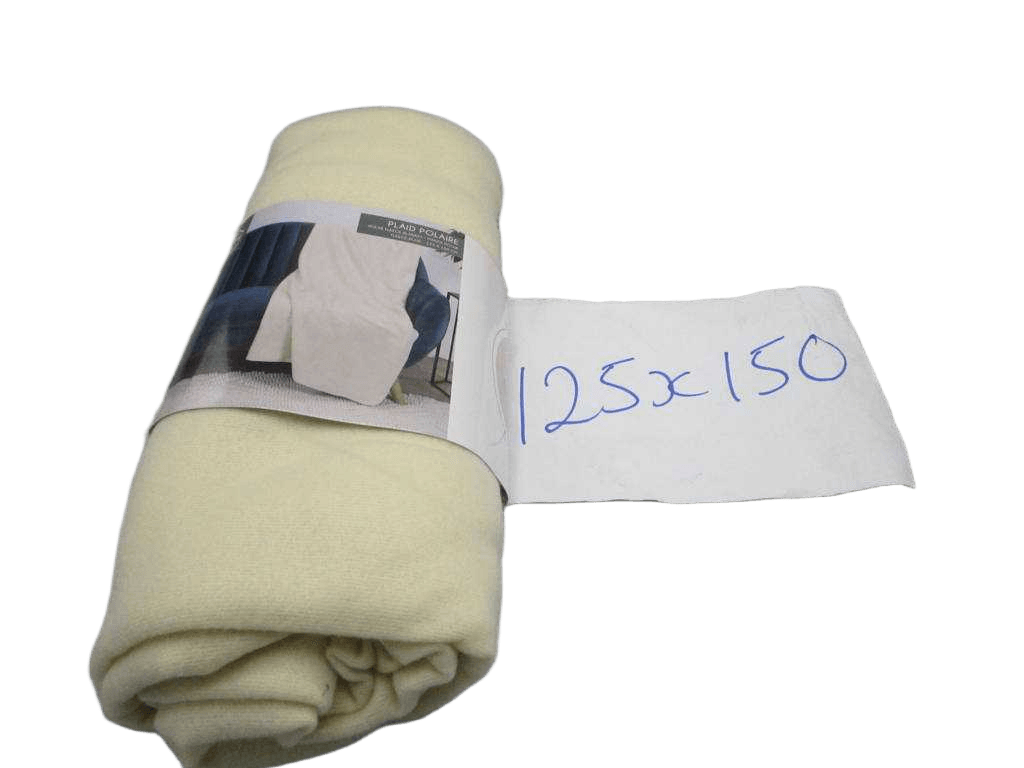 Plaid Polaire Uni Beige 125x150cm M12