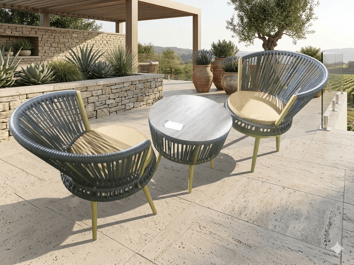Chair Set 1+1+ Coffee Table
