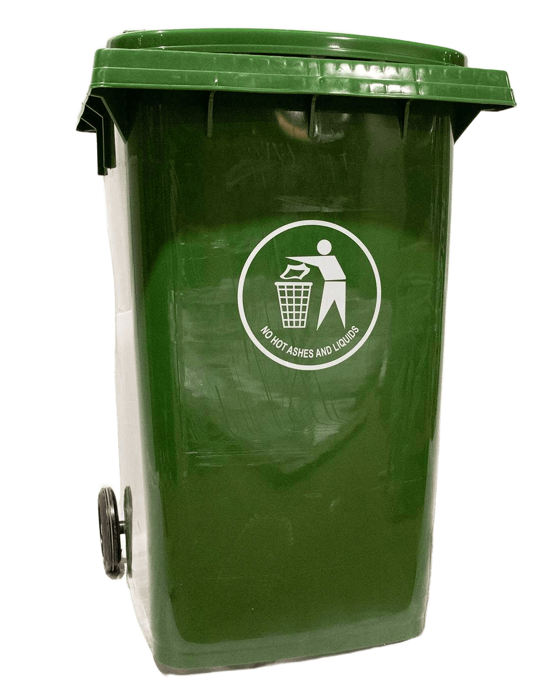 Dustbin Hdpe Plastic 360l With Lid 1 20kg Greenl71*w85*h112
