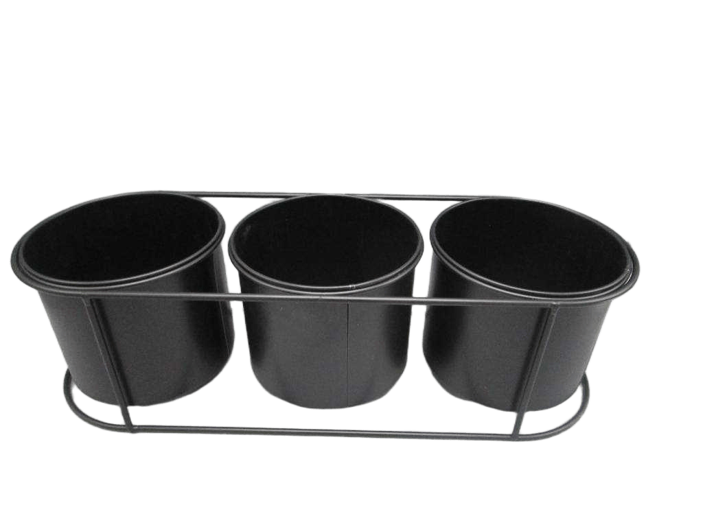 Flowerpot Big Size On Stand 3 Pots 1cl=