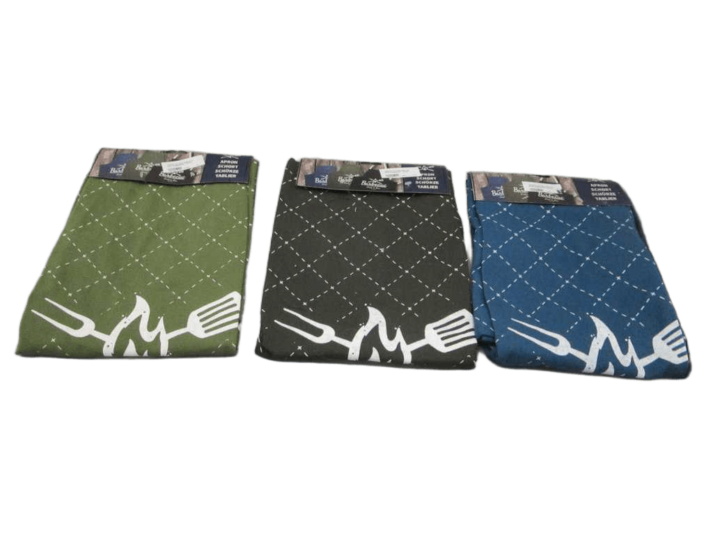 Apron Cotton 3ass Clr