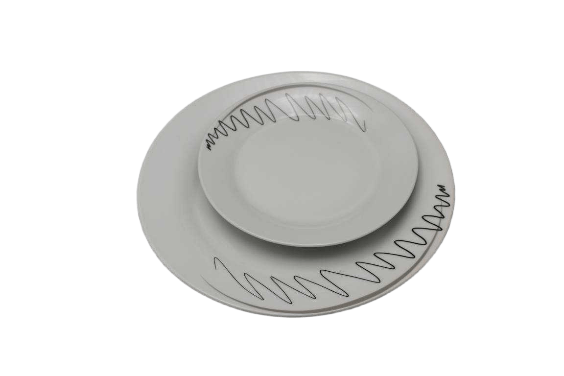 Dinner Set Plate 18p Sketch Service