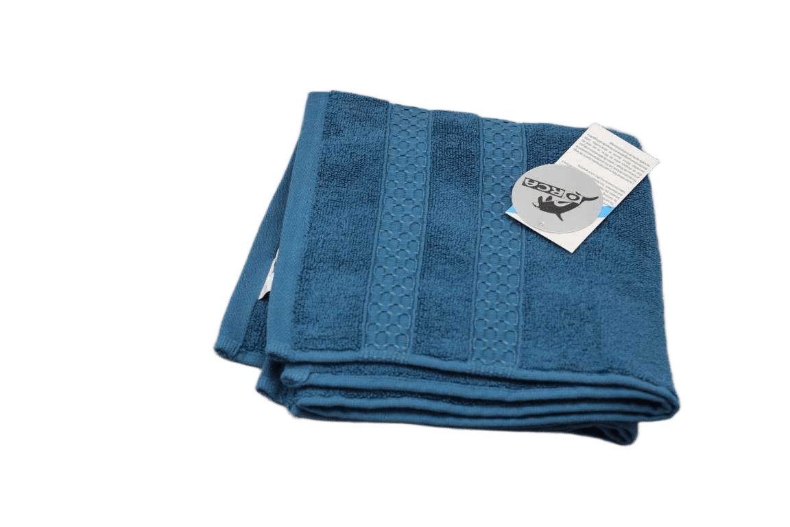 Towel Velure Weft Insert Border 550gsm 100% Coton