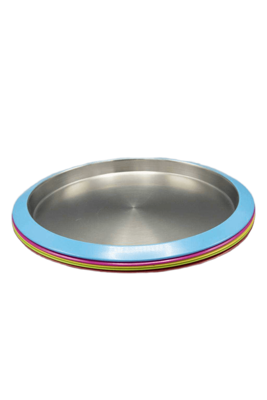 Tray Stainless Steel Dia 35xh2.5cm