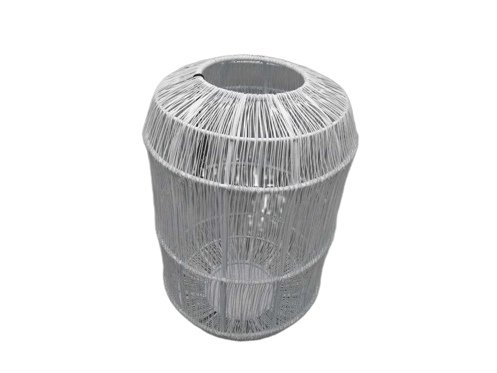Lantern Deco Metal Color -White